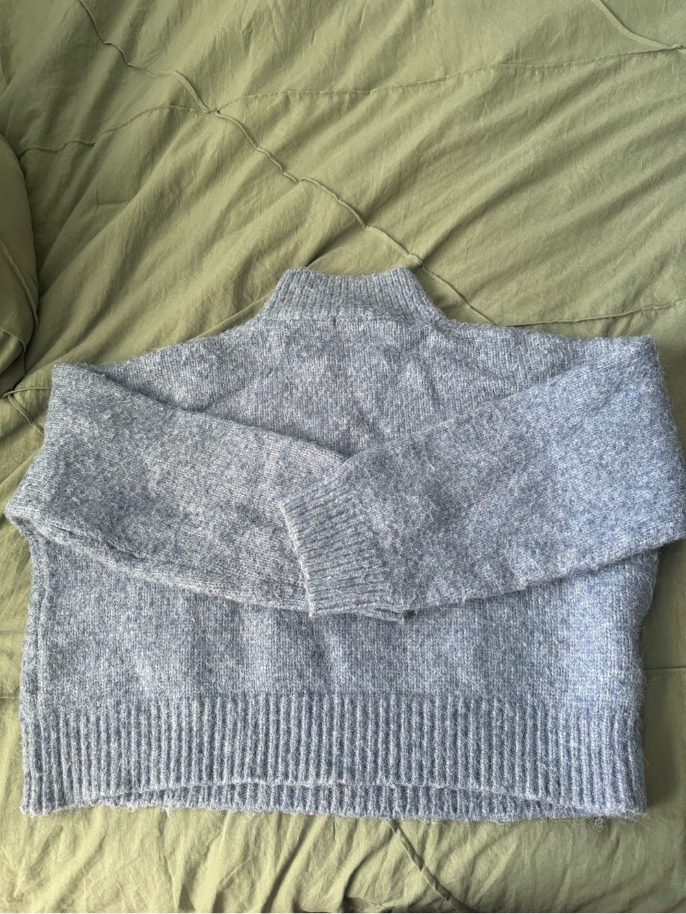 Nasty Gal Heather Gray Turtleneck Sweater